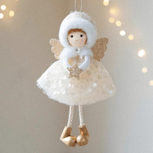 All Season Glitter Dress Fairy Angel Ornament