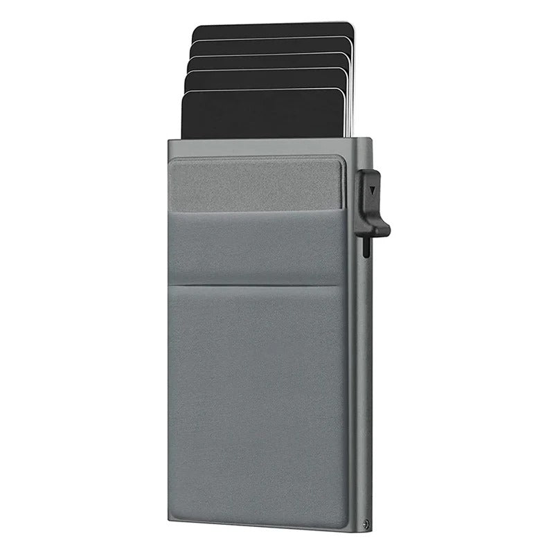 Genuine Leather RFID Blocking Wallet - Sleek and Modern Design with upto 10 cards capacity