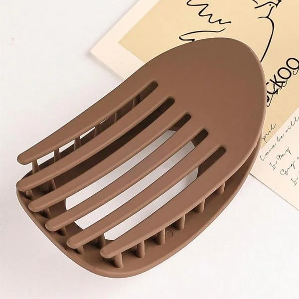 Elegant Matte Solid Colour Hair Clip