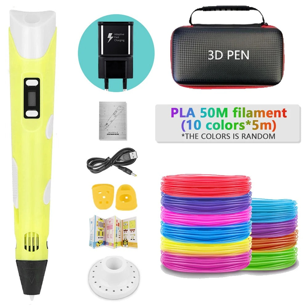 3D ART™ PEN + 13 REFILLS | CREATE, INSPIRE, AND BUILD