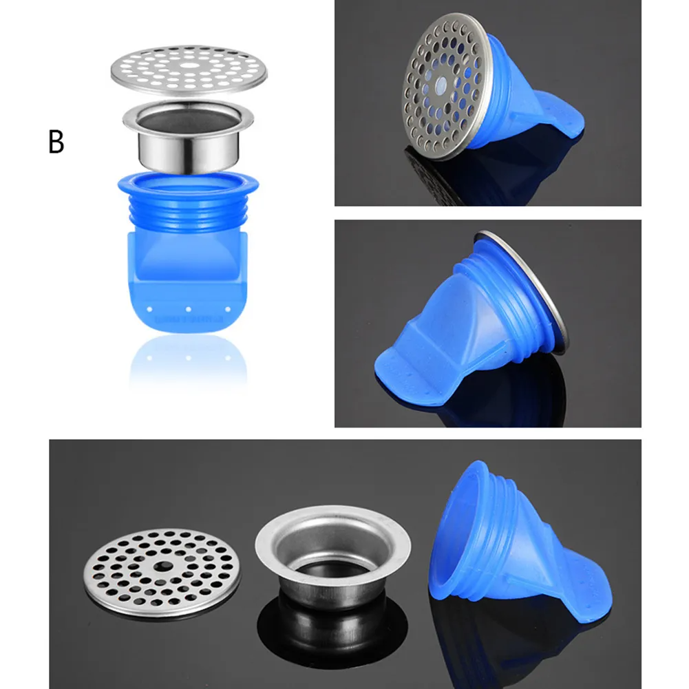 One Way - Adjustable Silicone Sink Floor Drain