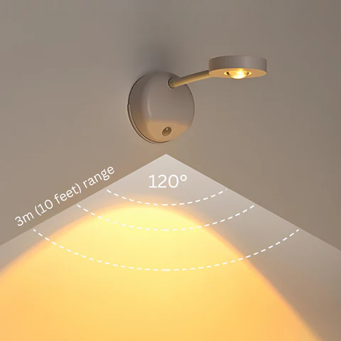 Versatile Motion Sensor Spot Light for Effortless Illumination