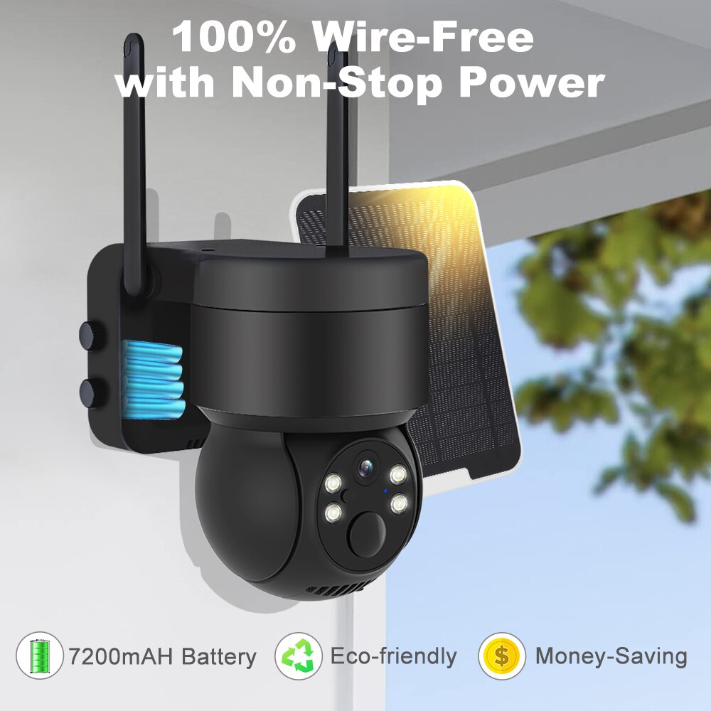 CCTV Solar Waterproof WiFi Camera with night vision