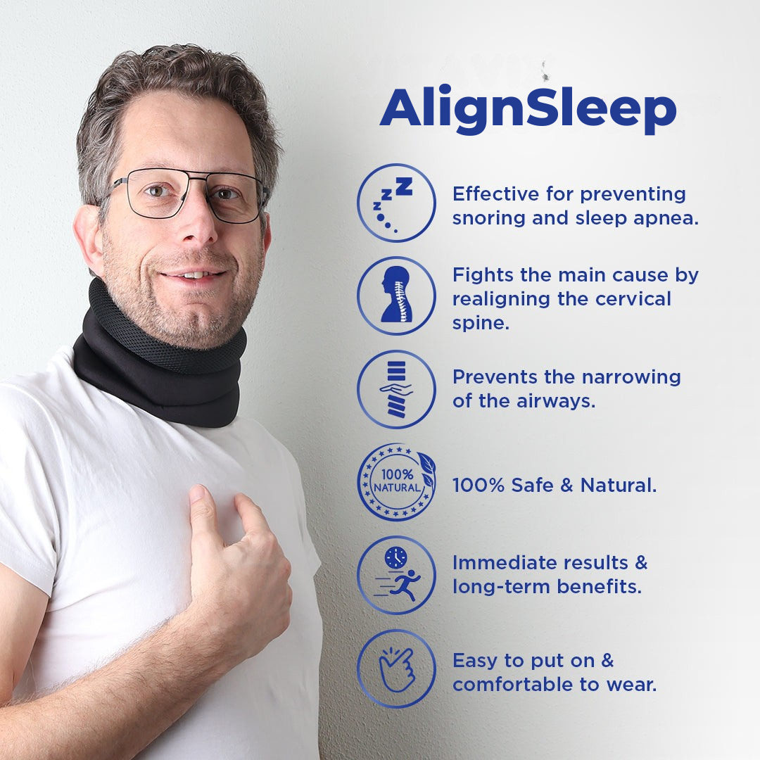 Cervical Neck Support for Snoring and Sleep Relief