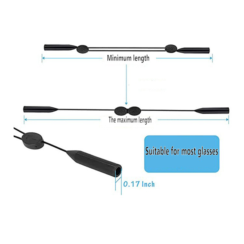 Adjustable Eyeglass Retainer Strap