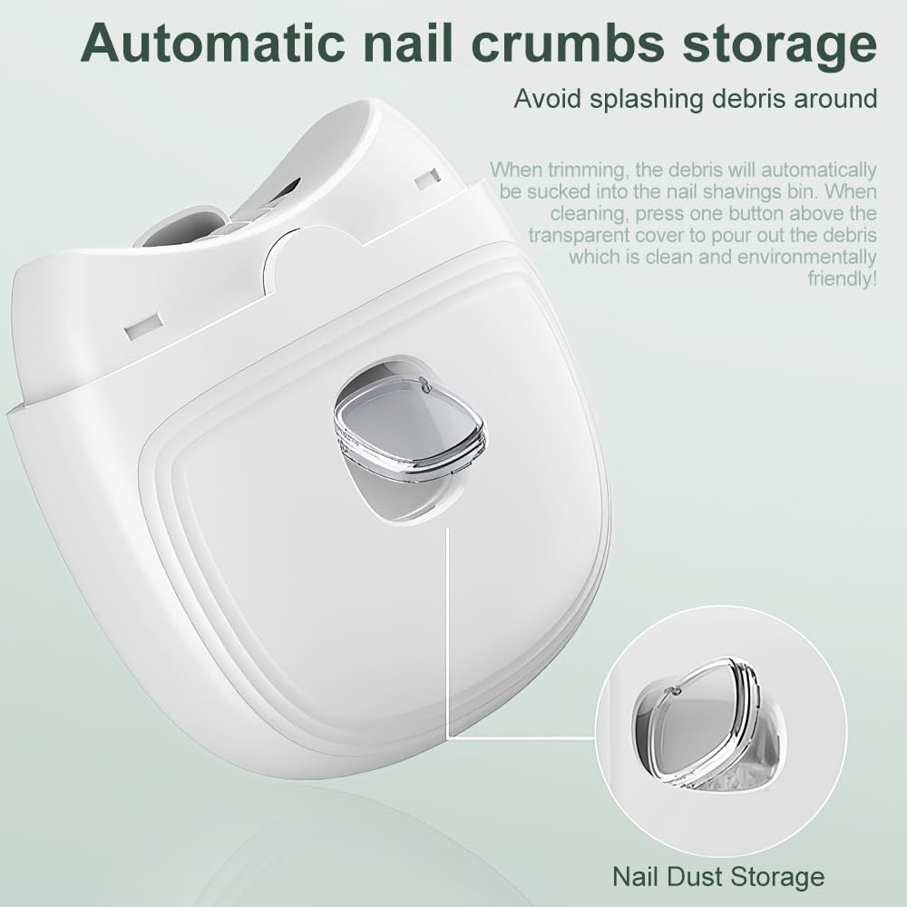 Smart Electric Nail Clippers - USB Rechargeable