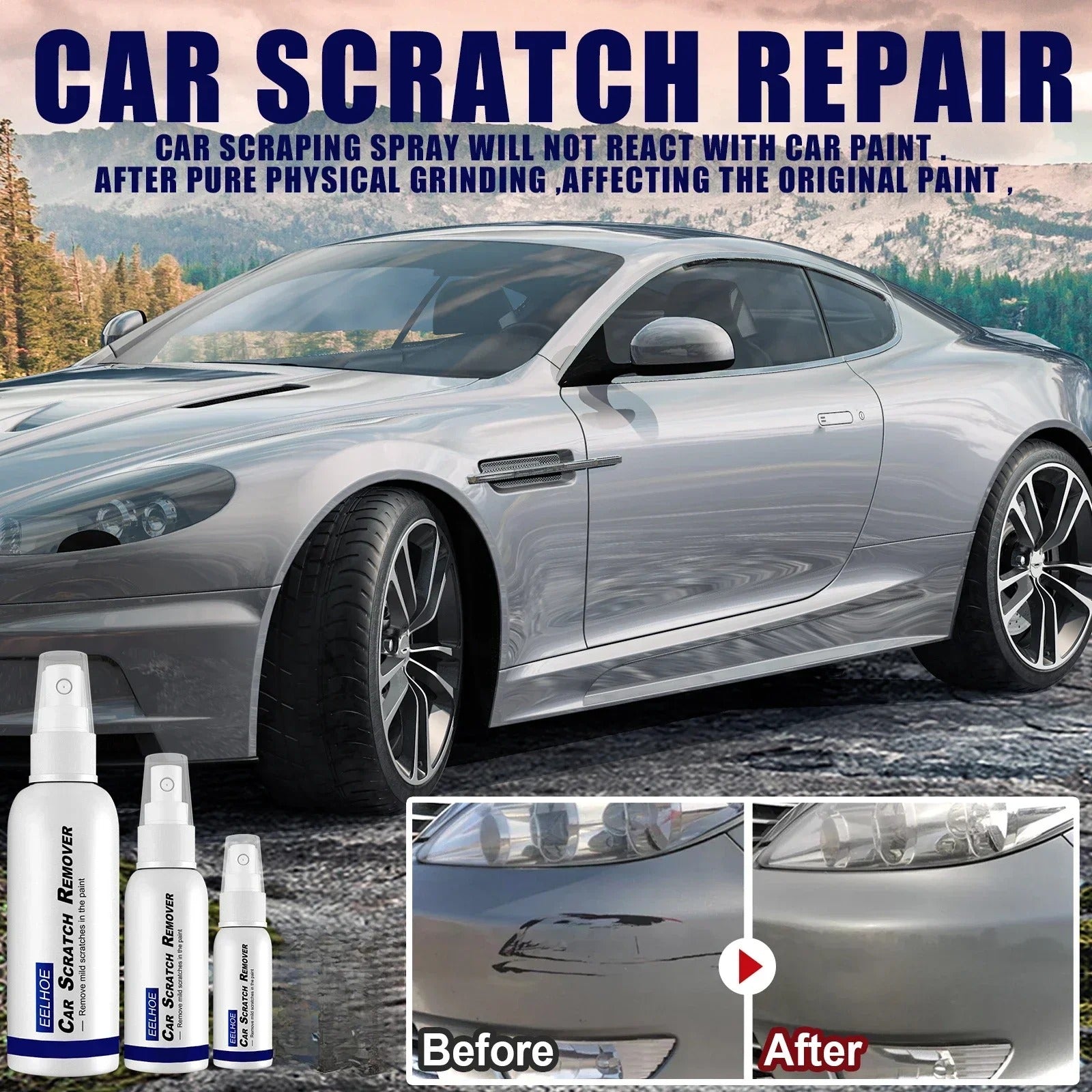 50ml Car Scratch Remover Spray Wax