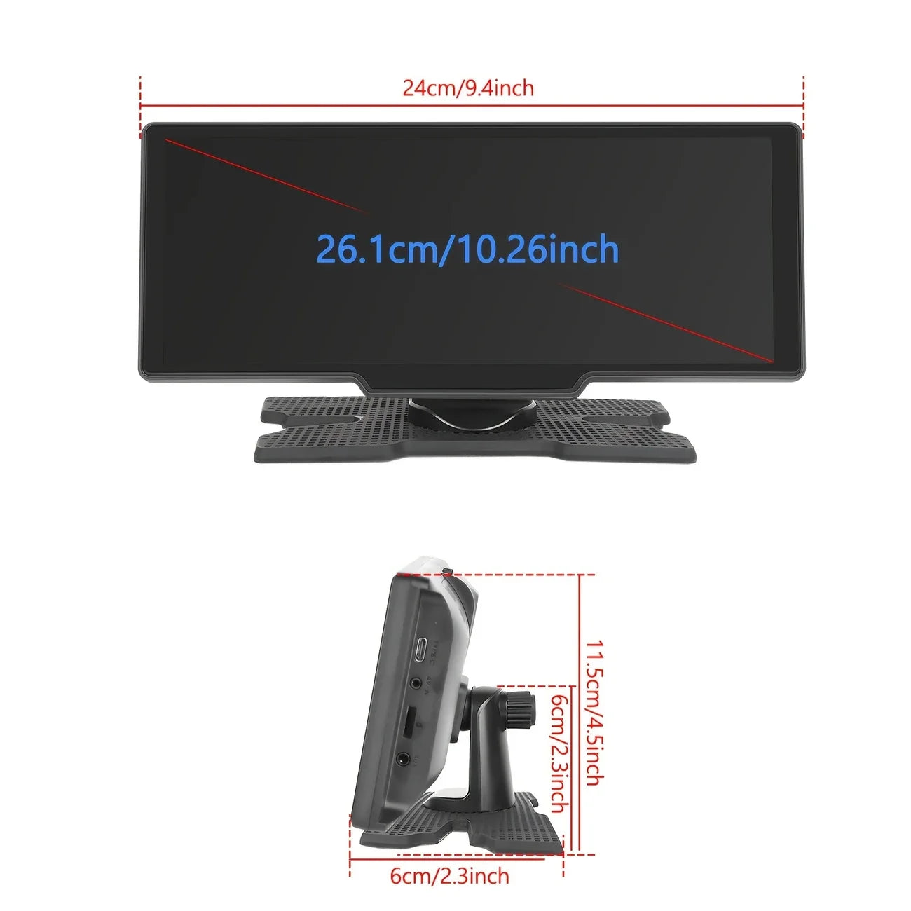 10-Inch CarConnect Smart Display with Free Reverse Camera – 2025 Edition