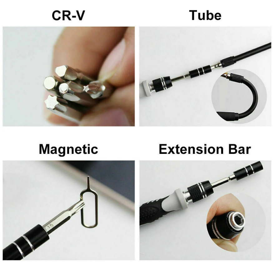 Ultimate Magnetic Screwdriver and Bit Set