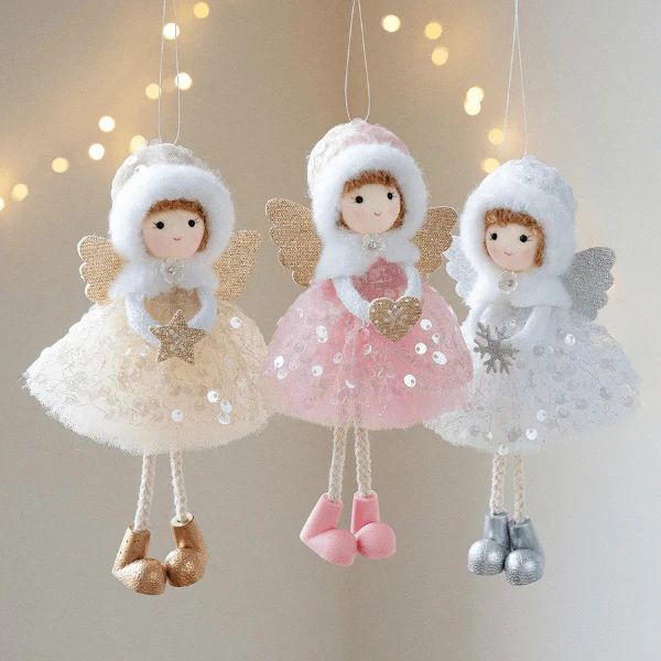 All Season Glitter Dress Fairy Angel Ornament