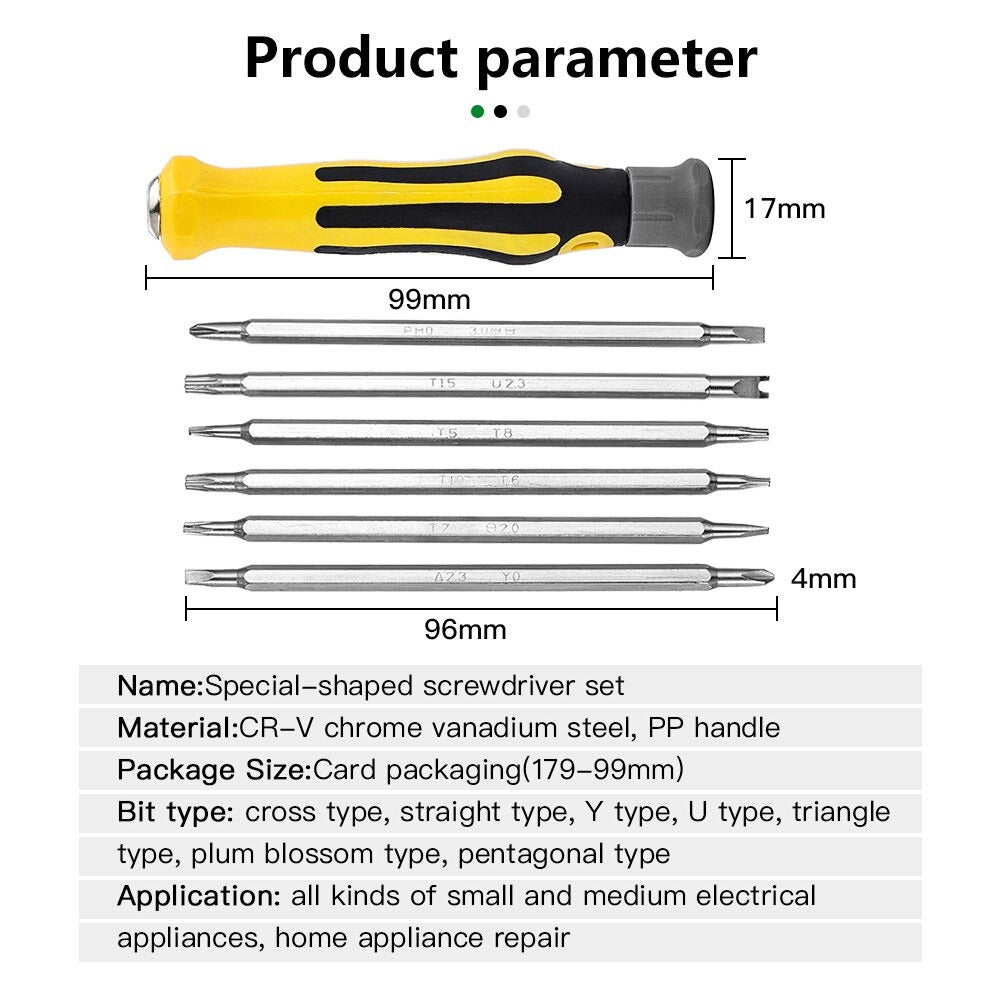 6 in 1 Screwdriver Set