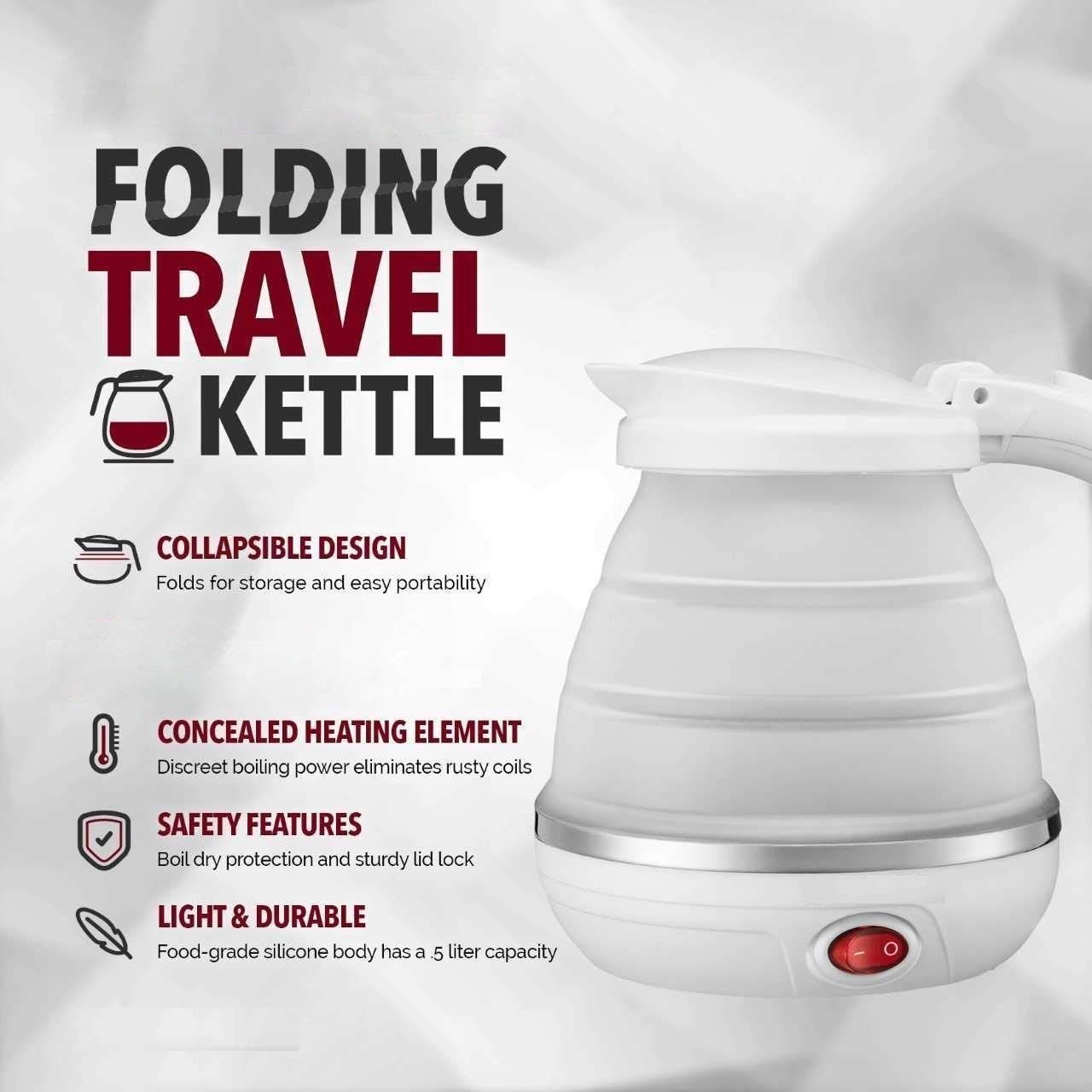 Swift Heat Foldable Electric Kettle