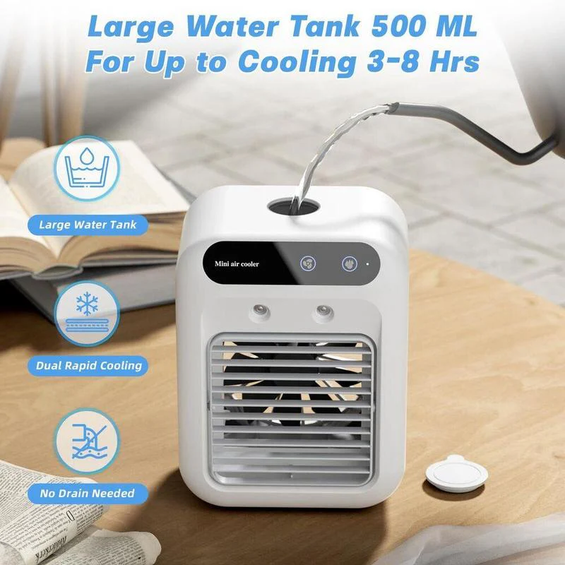 Mini Air Cooler – Portable 3‑in‑1 Cooling