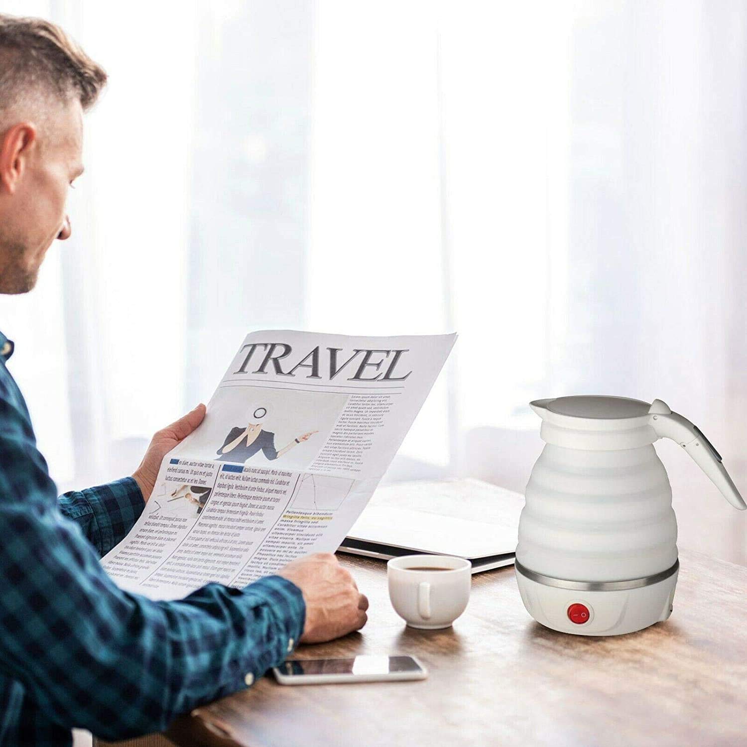 Swift Heat Foldable Electric Kettle