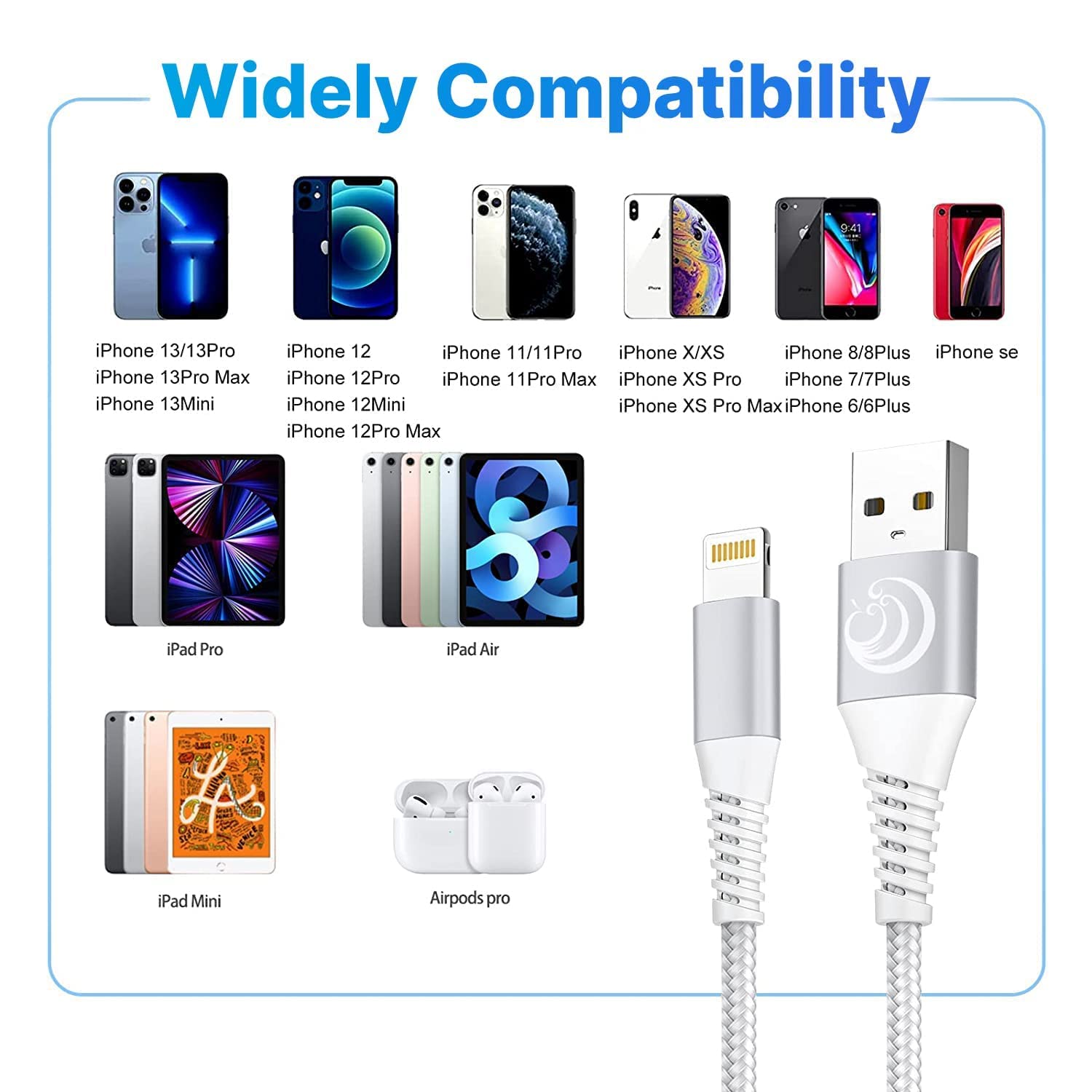 Lightning Cable Fast Charging Cord