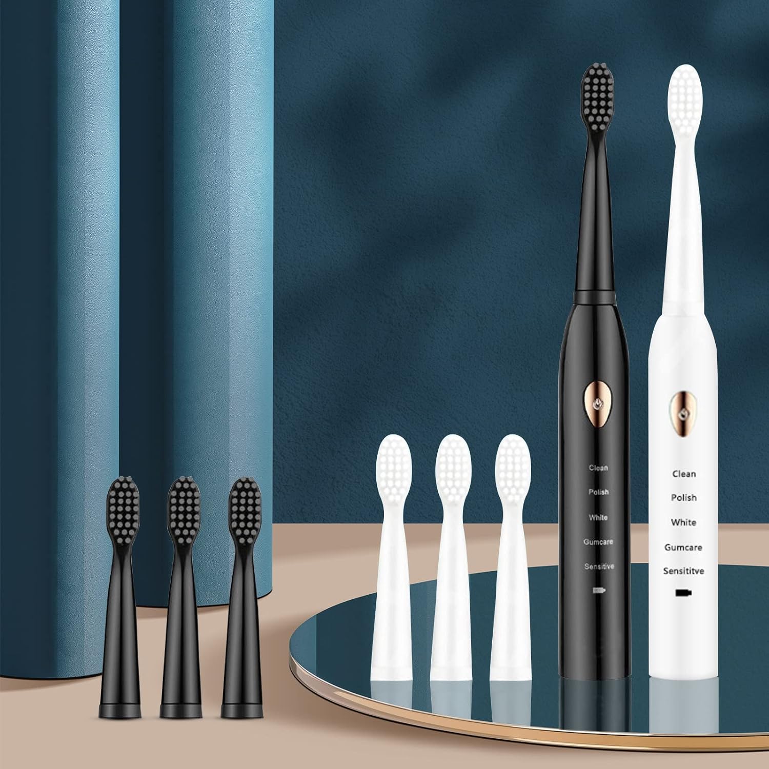 Adult Classic Acoustic Electric Toothbrush 5-Gear USB Mode