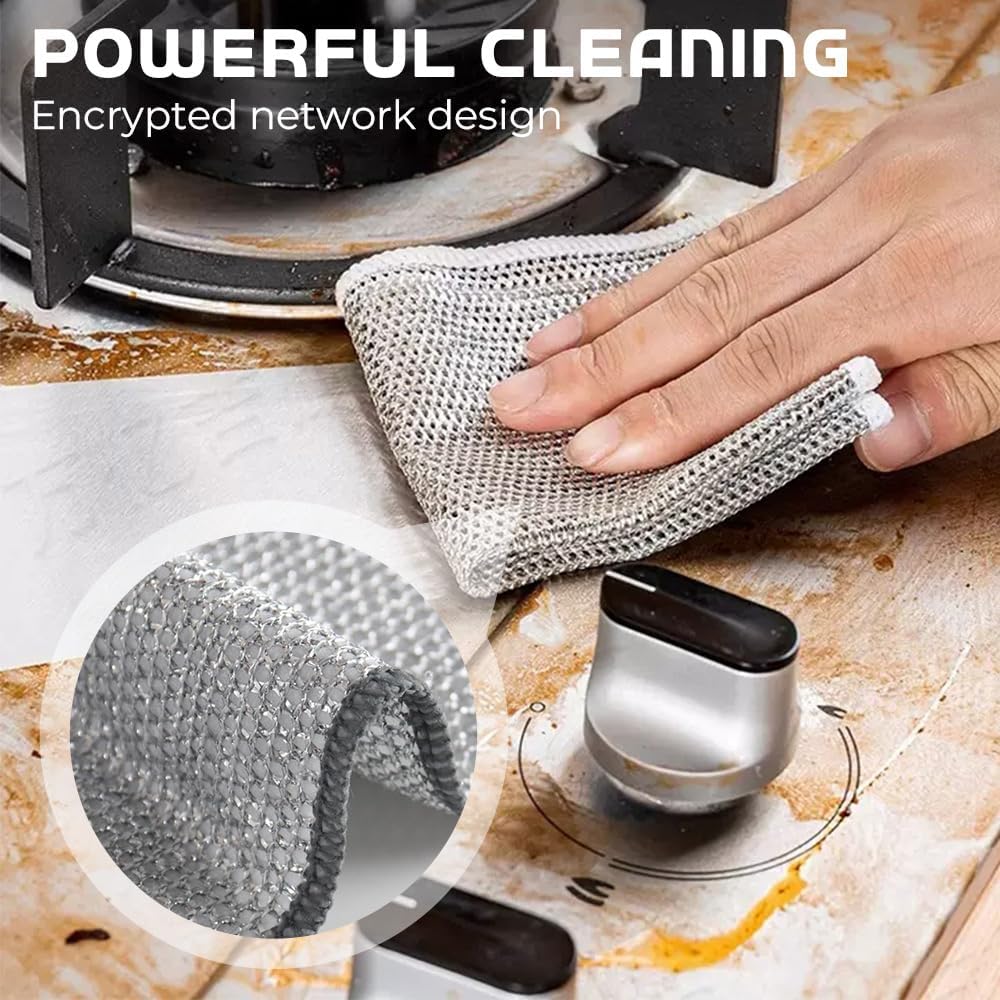 Wet and Dry Dishwashing Rust Removal Magic Kitchen Towel