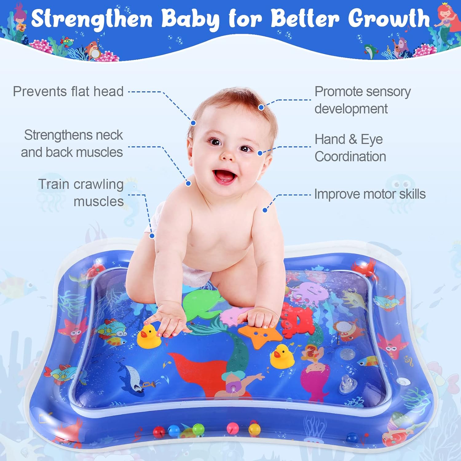 Inflatable Baby Water Play Mat