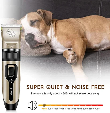 Rechargeable Low Noise Dog Hair Grooming Kit