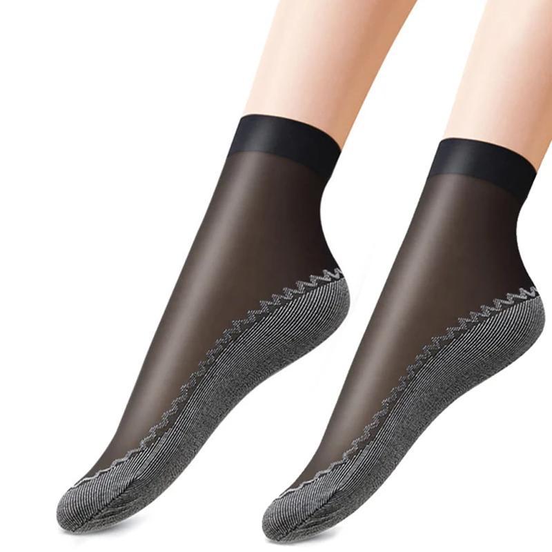 Silky Cotton Anti-Slip Socks