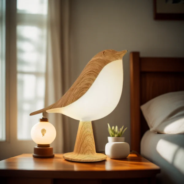 ZenBird LED Bedside Lamp with Aromatherapy Diffuser