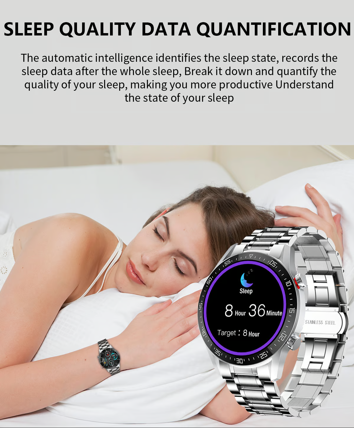 Sleek Multifunctional Smart Watch | Supports IOS & Android