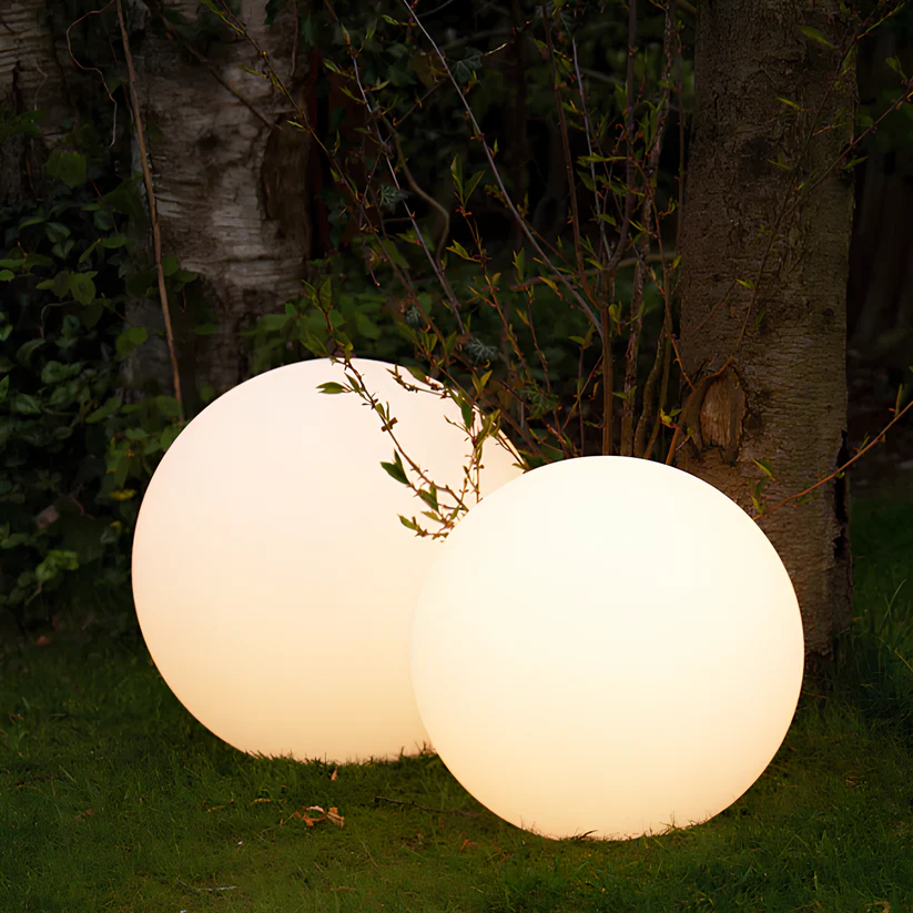 Radiant Spherical Garden Light