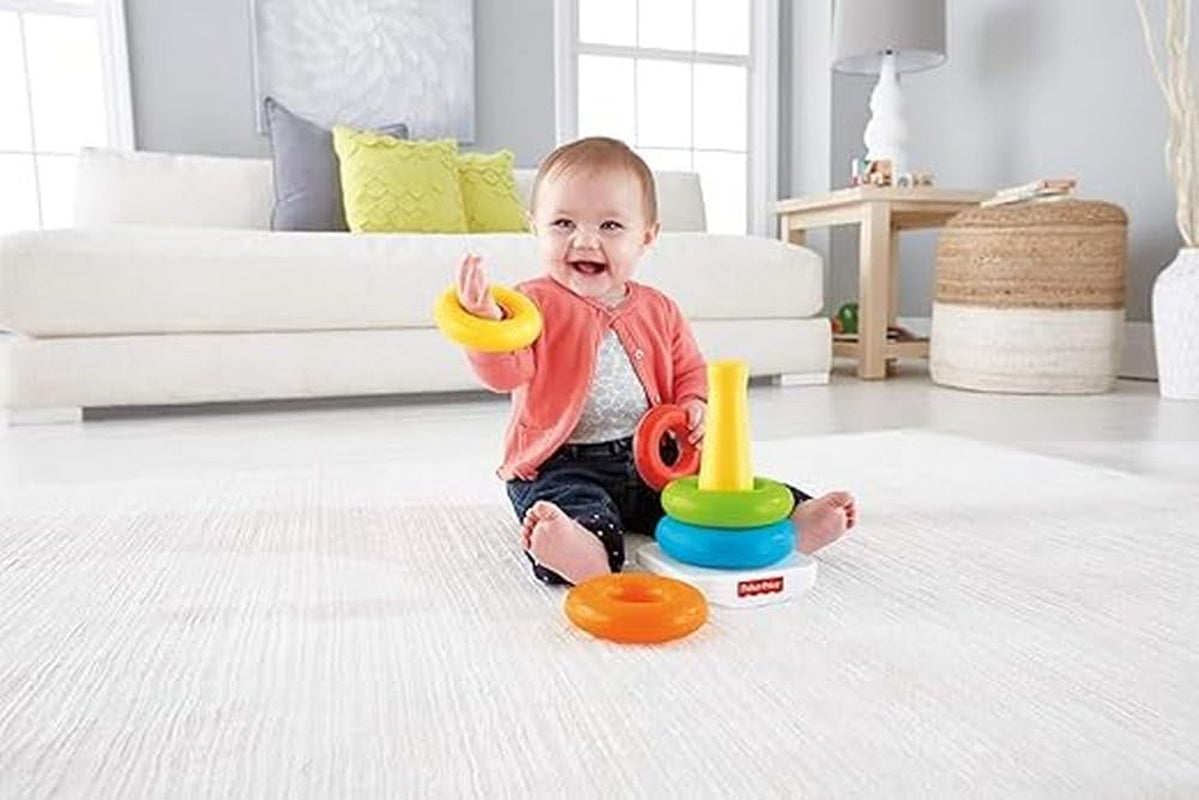 Classic Roly-Poly Ring Stacking Baby Toy