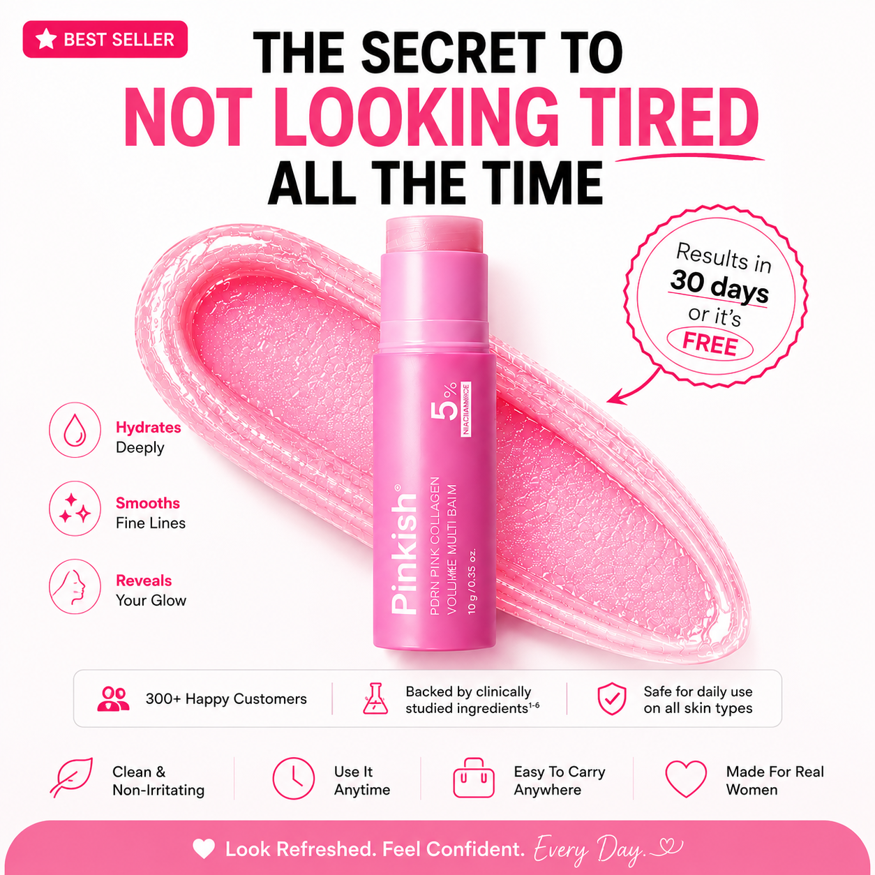 Korean PDRN Pink Collagen Volume Multi Balm