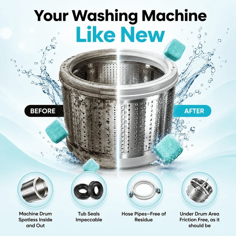 DeepRinse Washing Machine Cleaner