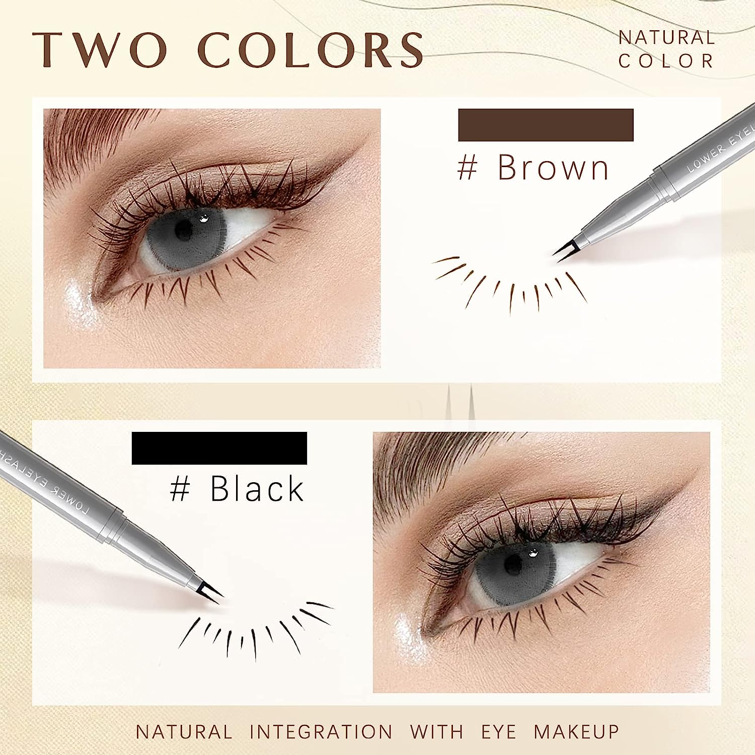 Double-Tip Lower Eyelash Pencil