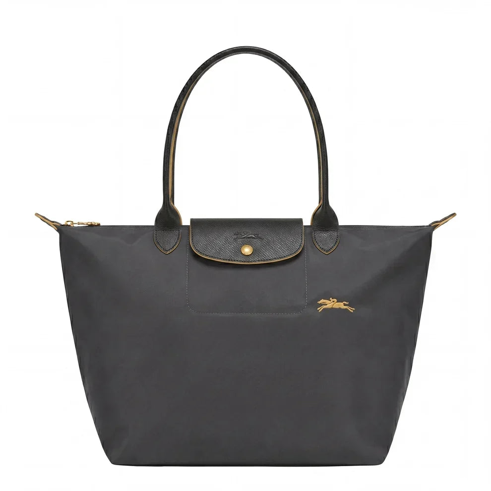 Large Foldable Nylon Bag, Golden