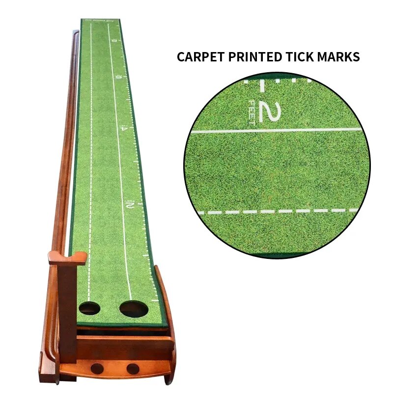 GOLF PUTTING MAT FOR ENHANCING SKILLS & PLEASURE AT HOME