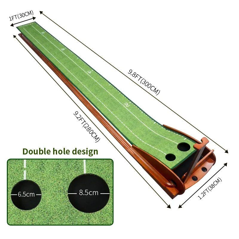 GOLF PUTTING MAT FOR ENHANCING SKILLS & PLEASURE AT HOME