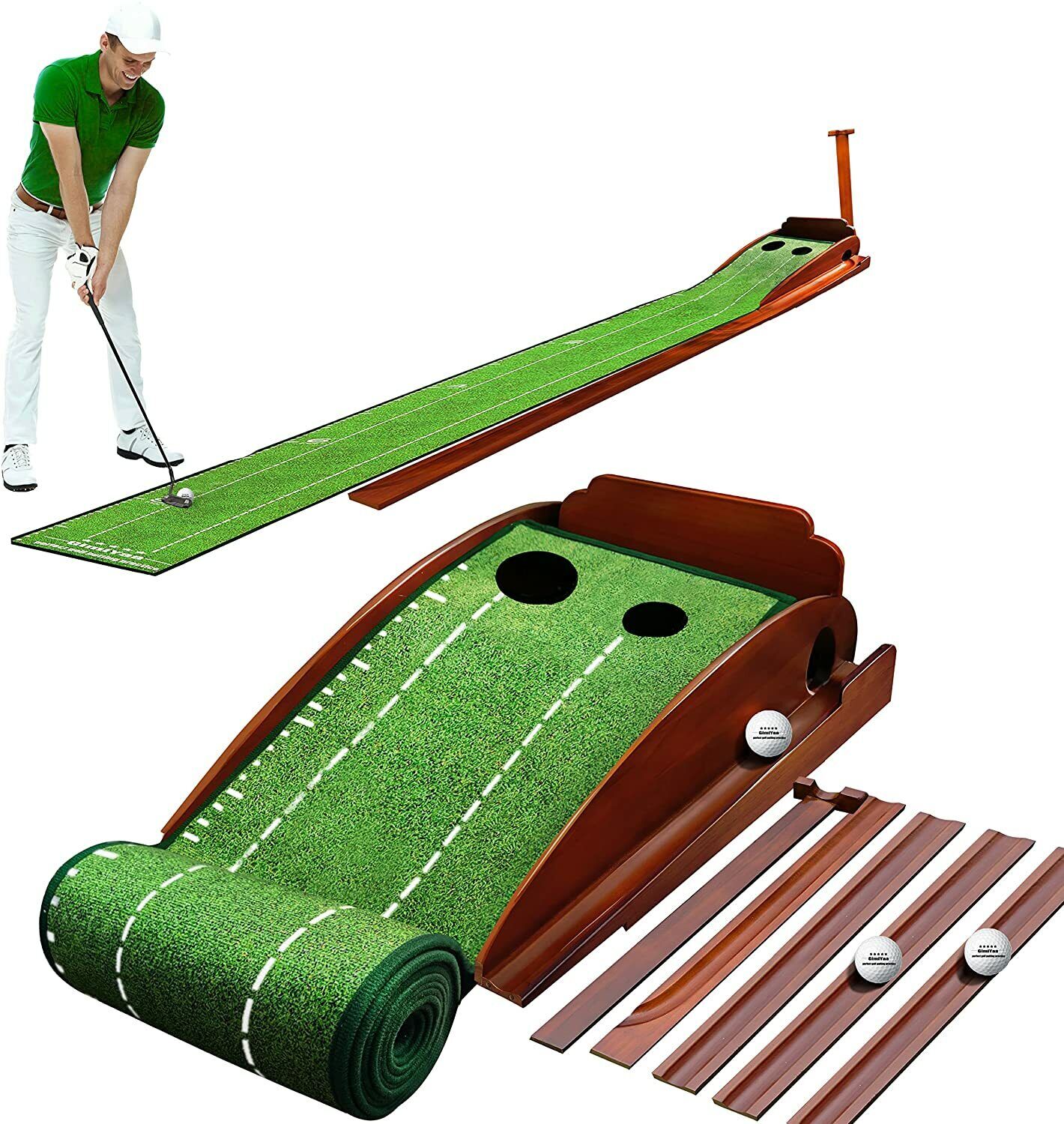 GOLF PUTTING MAT FOR ENHANCING SKILLS & PLEASURE AT HOME