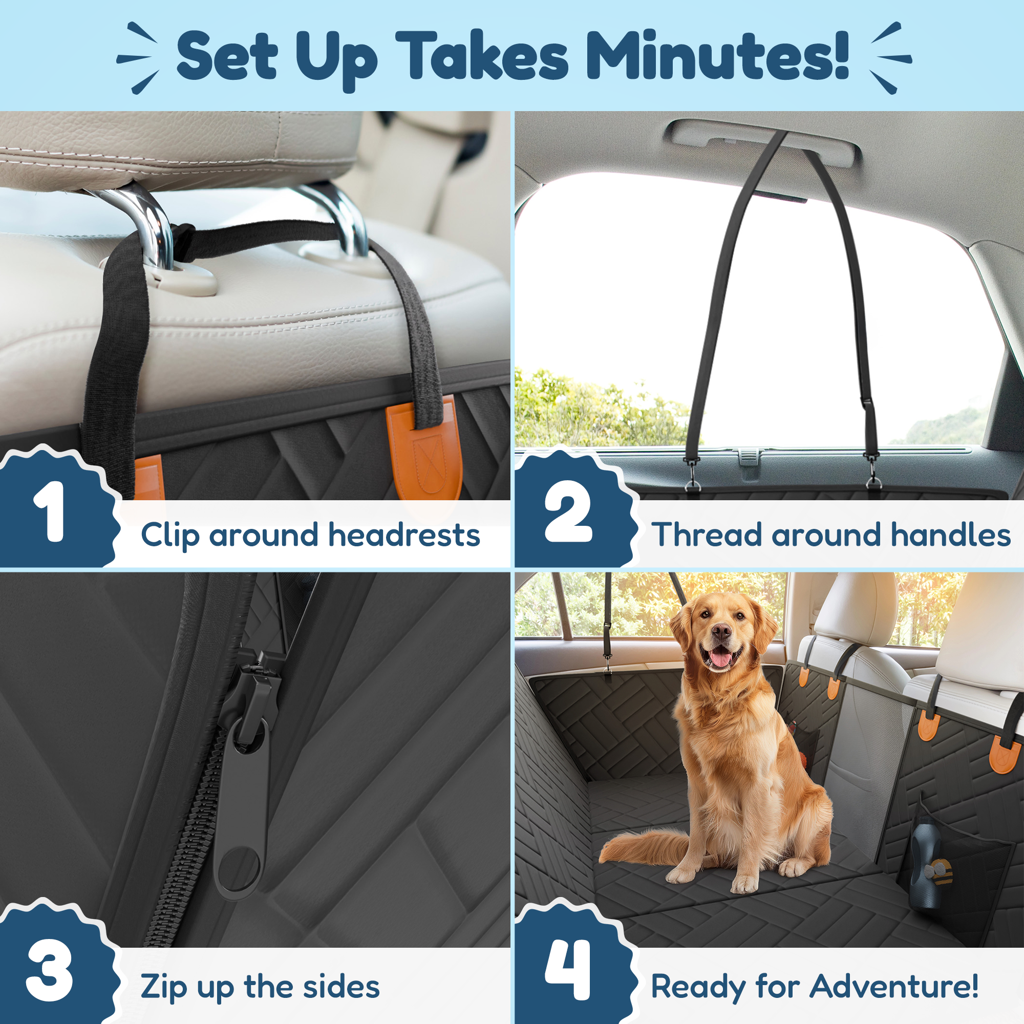 Companion&Co™ Hard Bottom Car Seat Cover