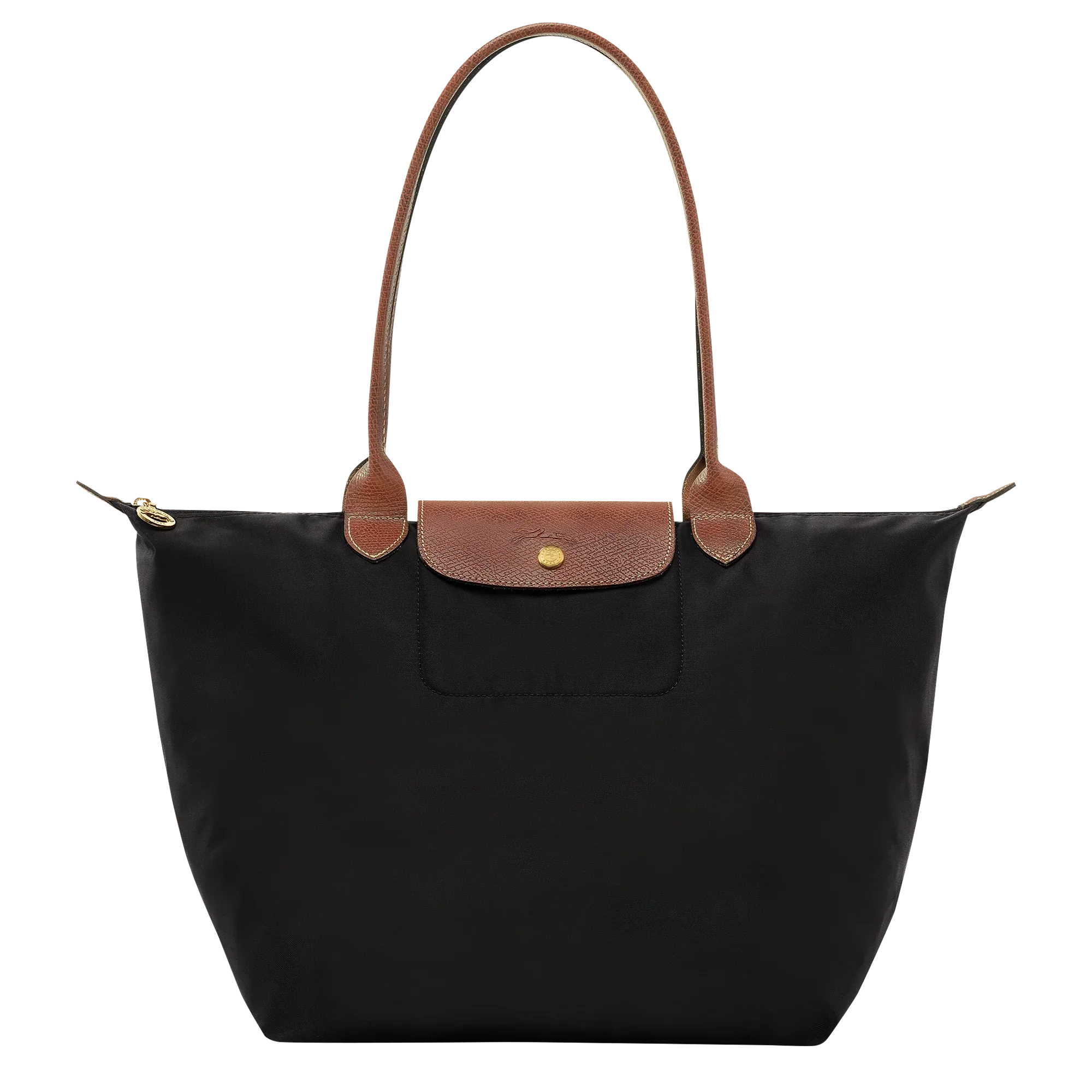 Large Foldable Nylon Bag, Black