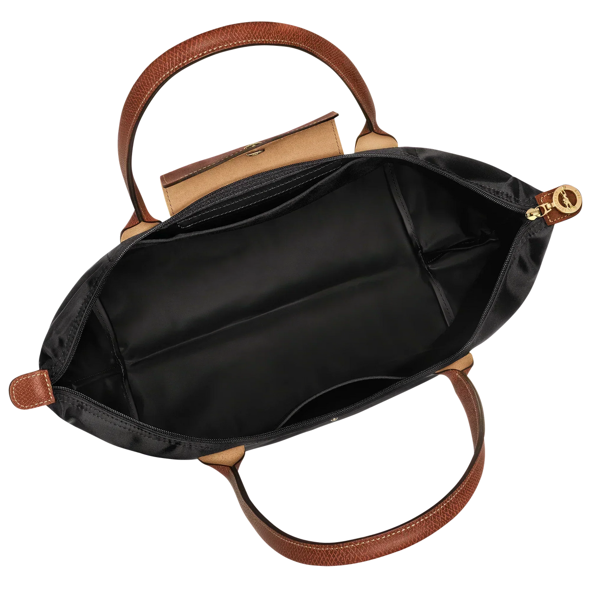 Large Foldable Nylon Bag, Black