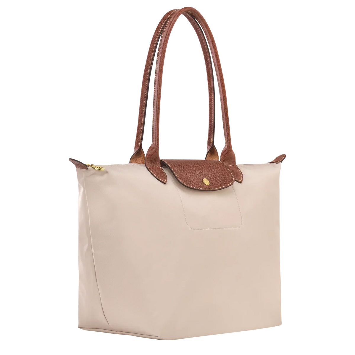 Large Foldable Nylon Bag, Paper White