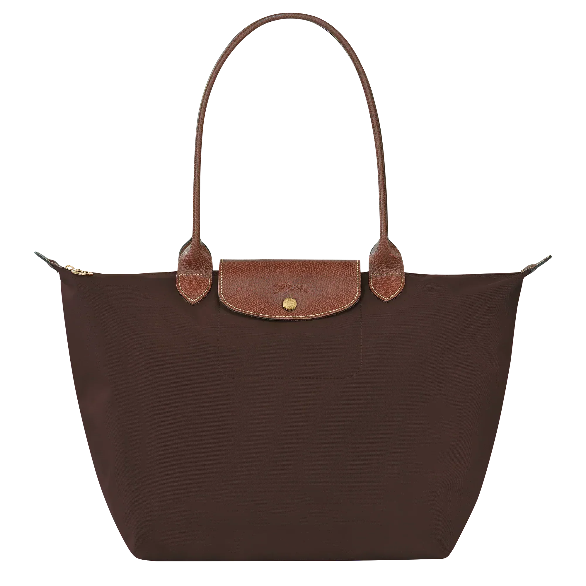 Large Foldable Nylon Bag, Ebony