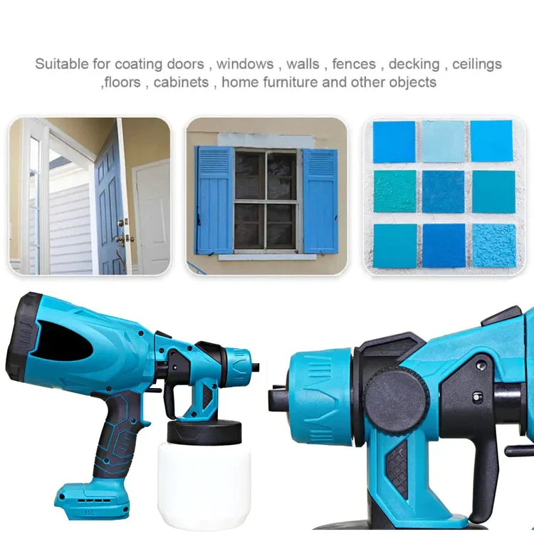 Cordless Electric Spray Paint Gun