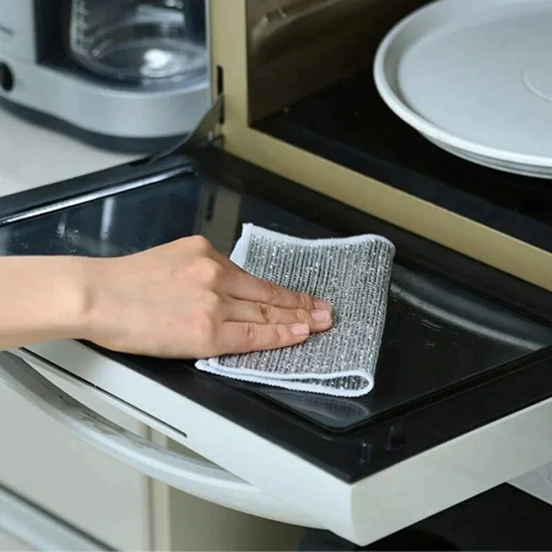 Wet and Dry Dishwashing Rust Removal Magic Kitchen Towel