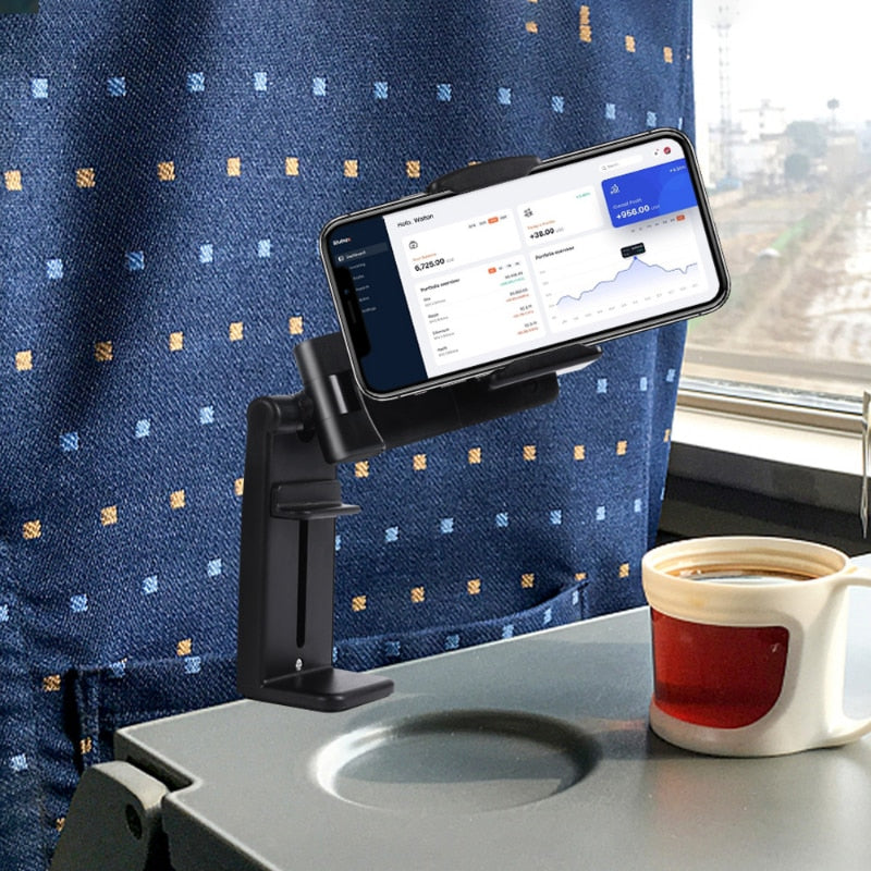 Rotatable Universal Phone Holder - Portable Travel Stand