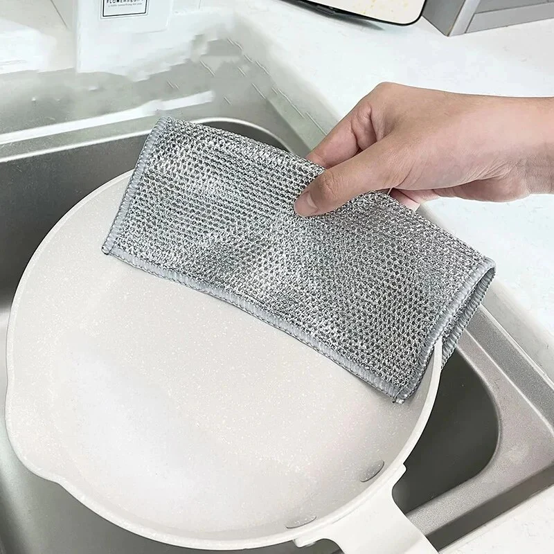 Wet and Dry Dishwashing Rust Removal Magic Kitchen Towel