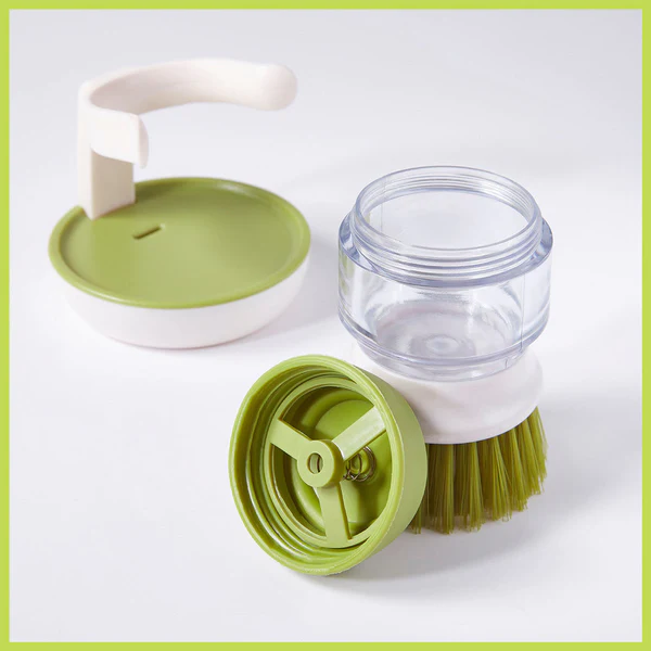 Dishwashing Brush With Soap Dispenser