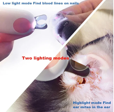 Precision Pet Nail Clipper With Light
