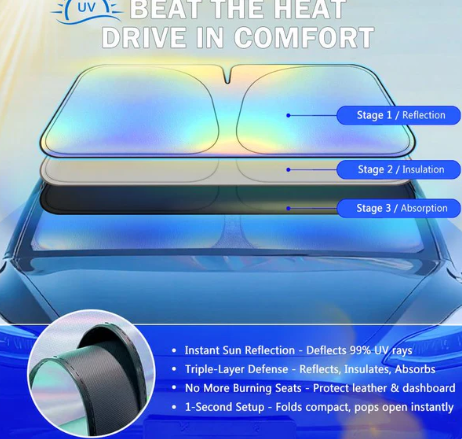 Reflective Foldable Car Sun Shade