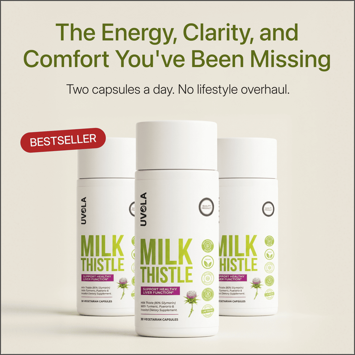 Uvola - Milk Thistle Support.
