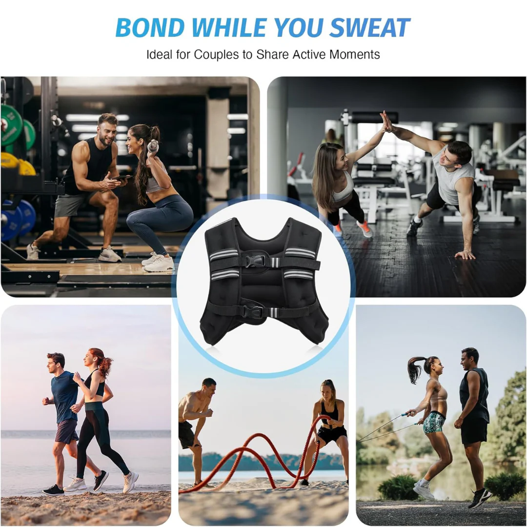 ComfortFit Iron‑Sand Weighted Vest