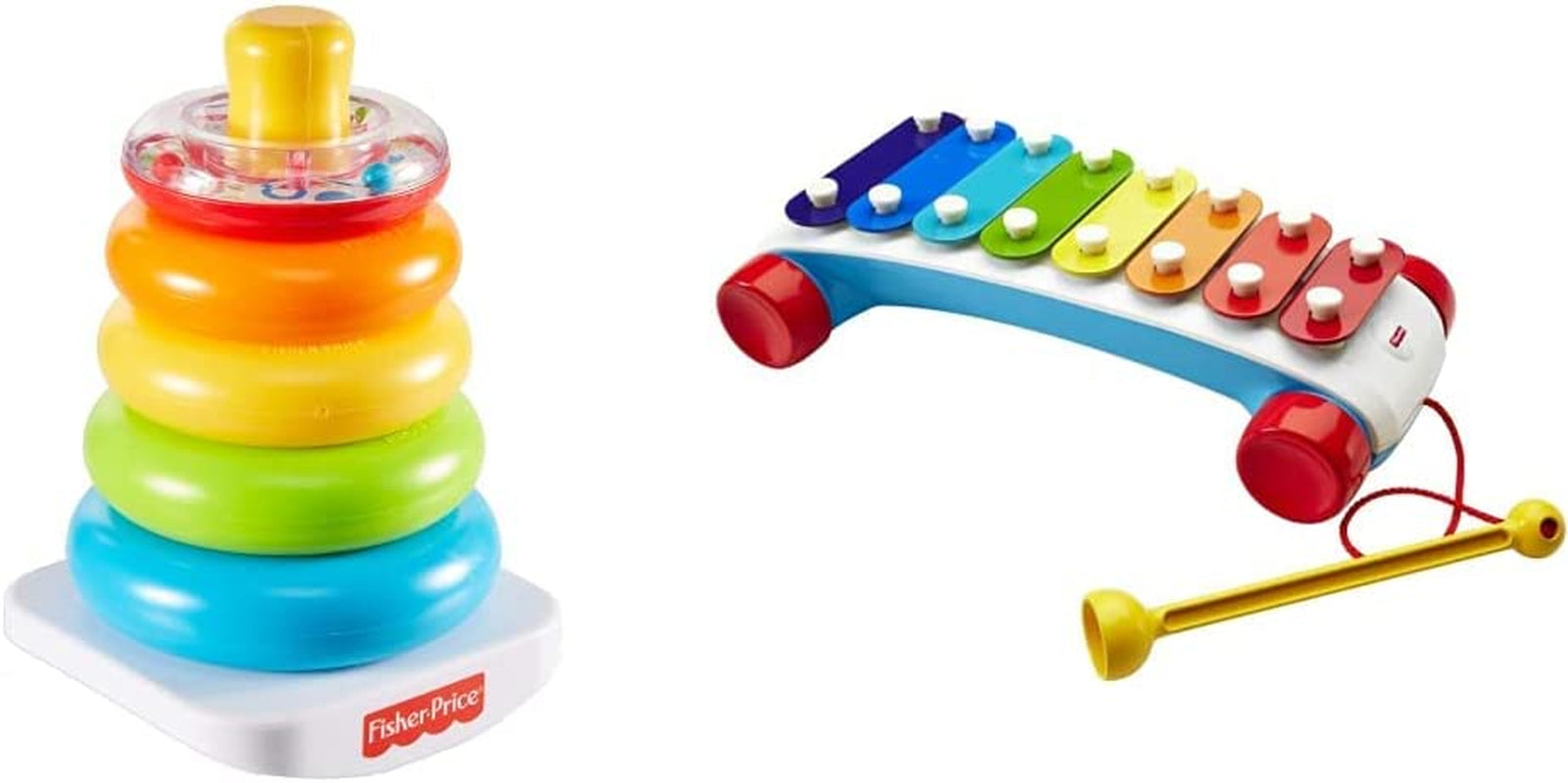 Classic Roly-Poly Ring Stacking Baby Toy